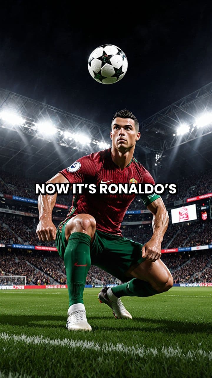 Ronaldo's Defying Gravity