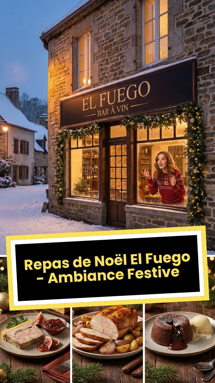 Repas de Noël El Fuego - Ambiance Festive