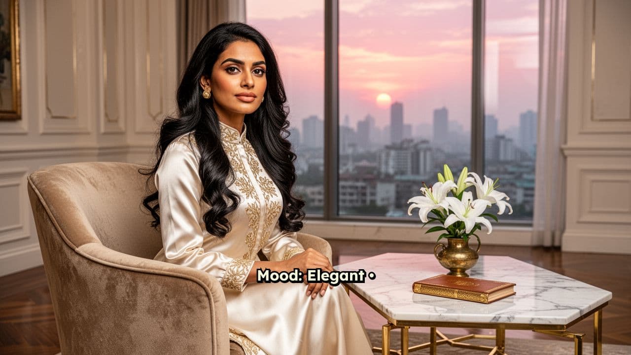 Elegant Office Bag Workspace