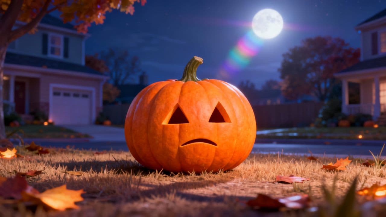 The Pumpkin's Halloween Friends