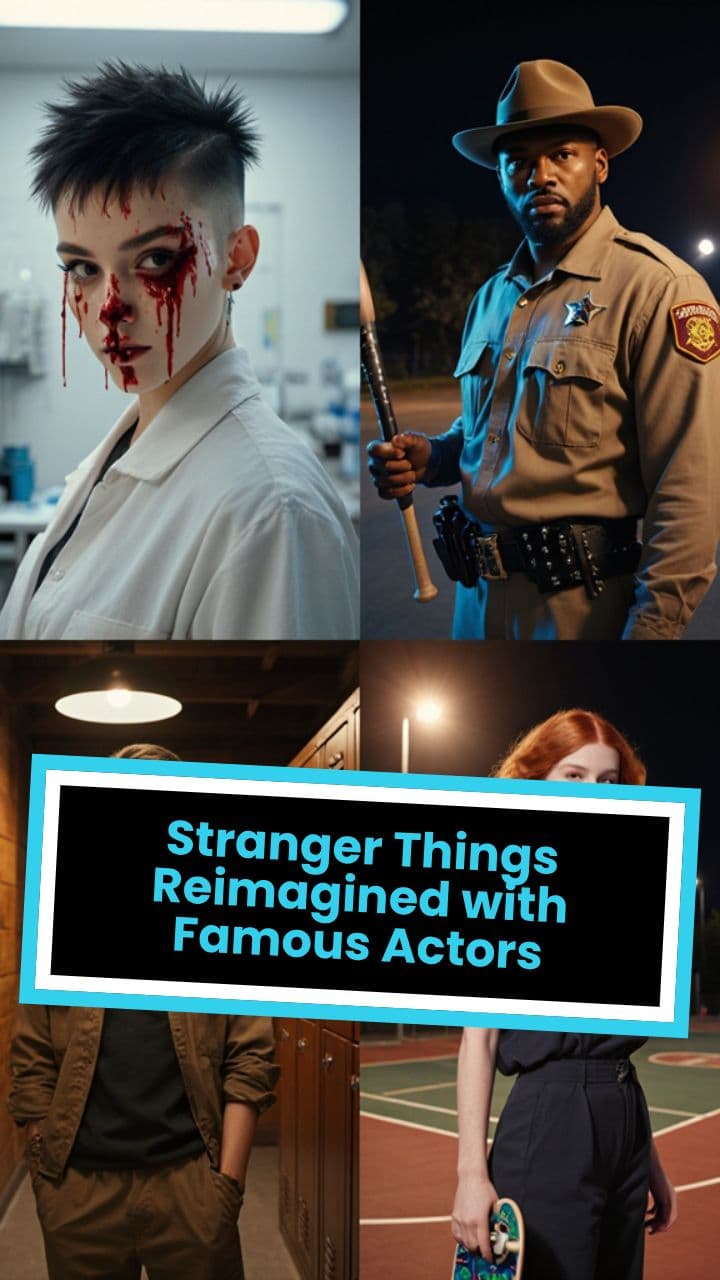 Stranger Things Reimagined with Famous Actors