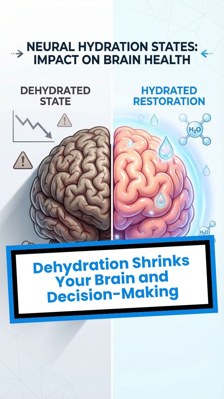 Dehydration Shrinks Your Brain and Decision-Making