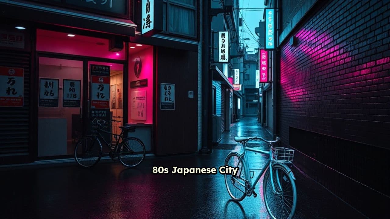 Neon Tokyo Ocean Drive