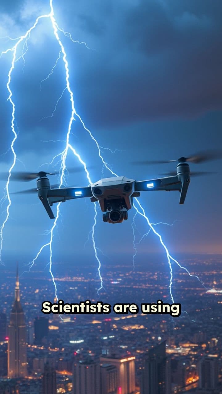 Drones Harness Lightning for Safety