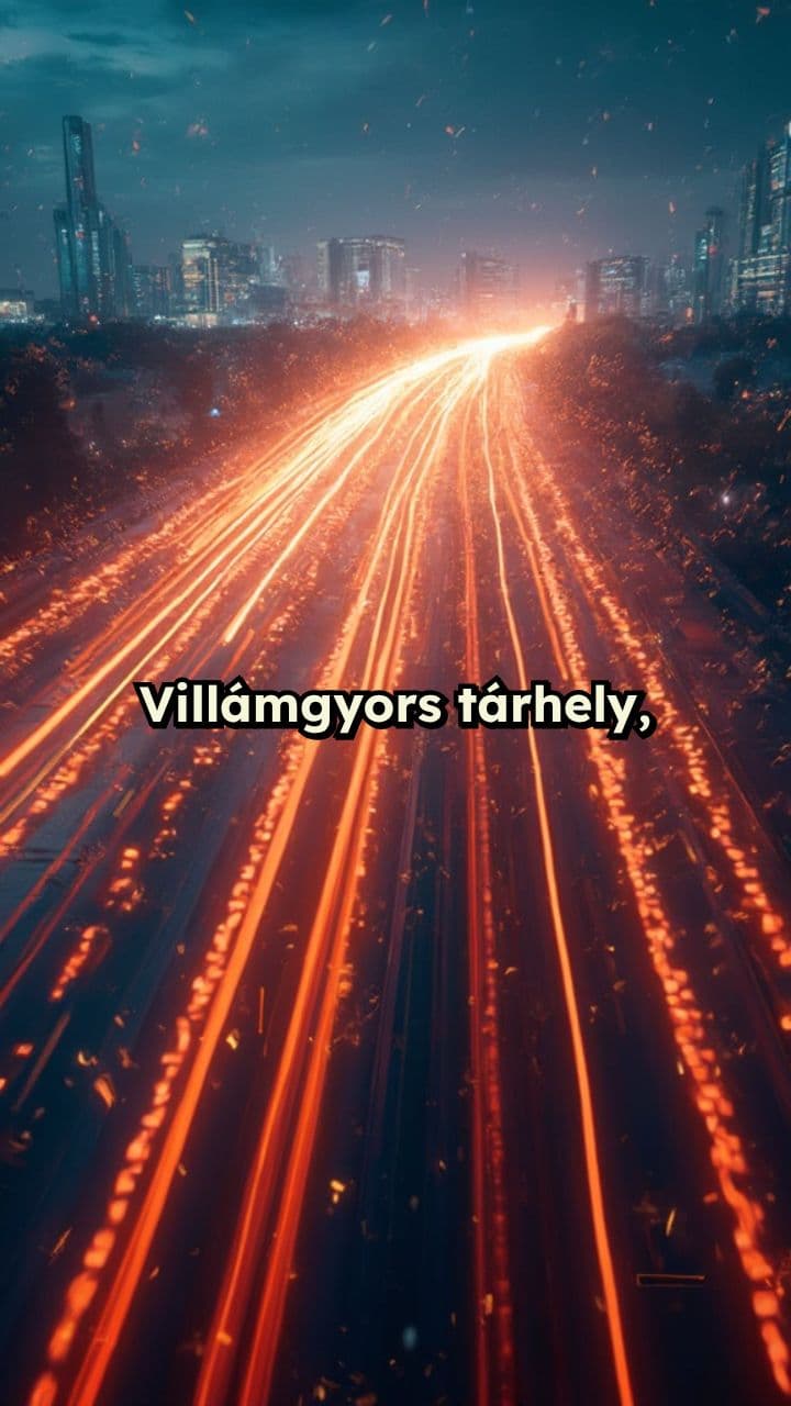 Villámgyors tárhely kiemelkedő szolgáltatással