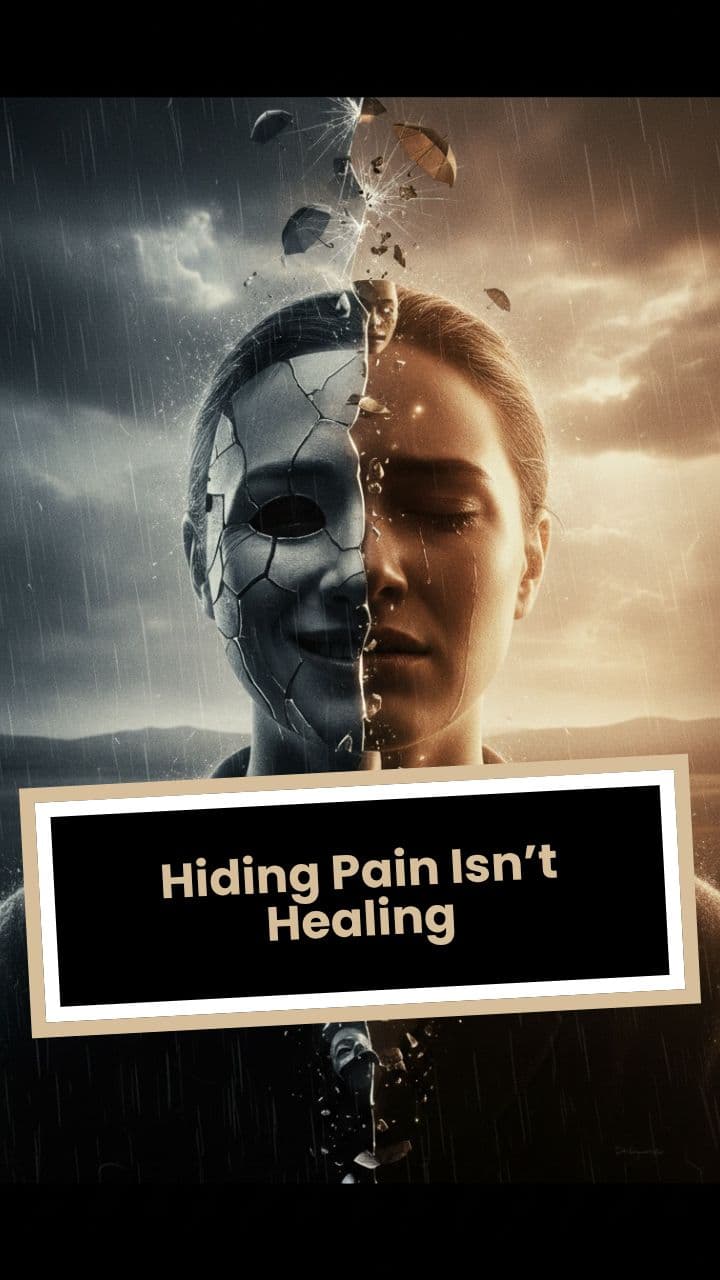 Hiding Pain Isn’t Healing