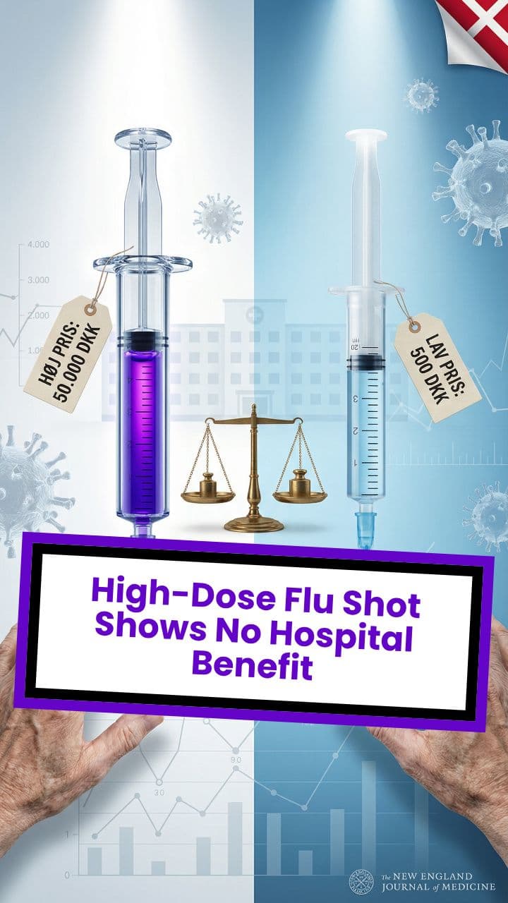 High-Dose Flu Shot Shows No Hospital Benefit