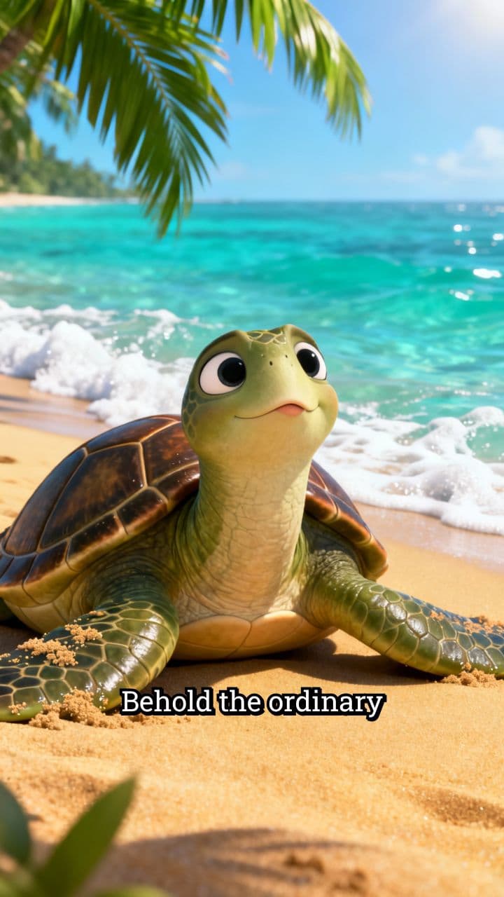 The Shimmering Secret of the Color-Shifting Turtles