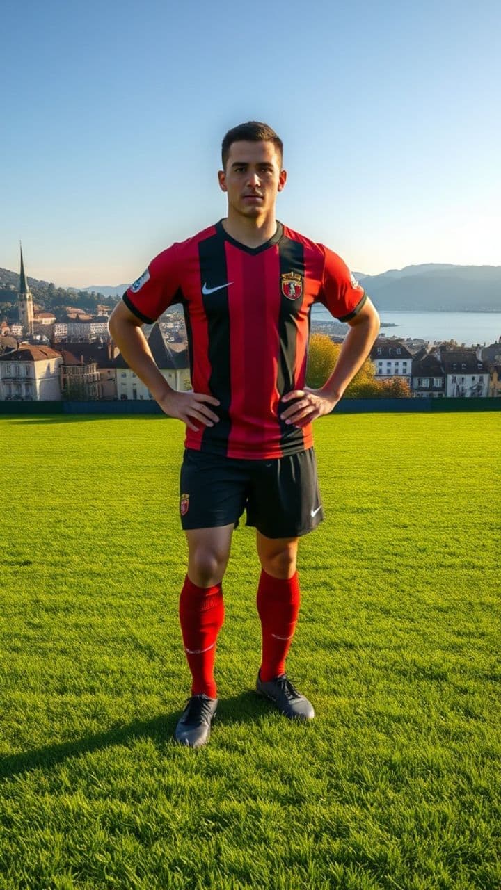 Red and Black Kickers Lucerne