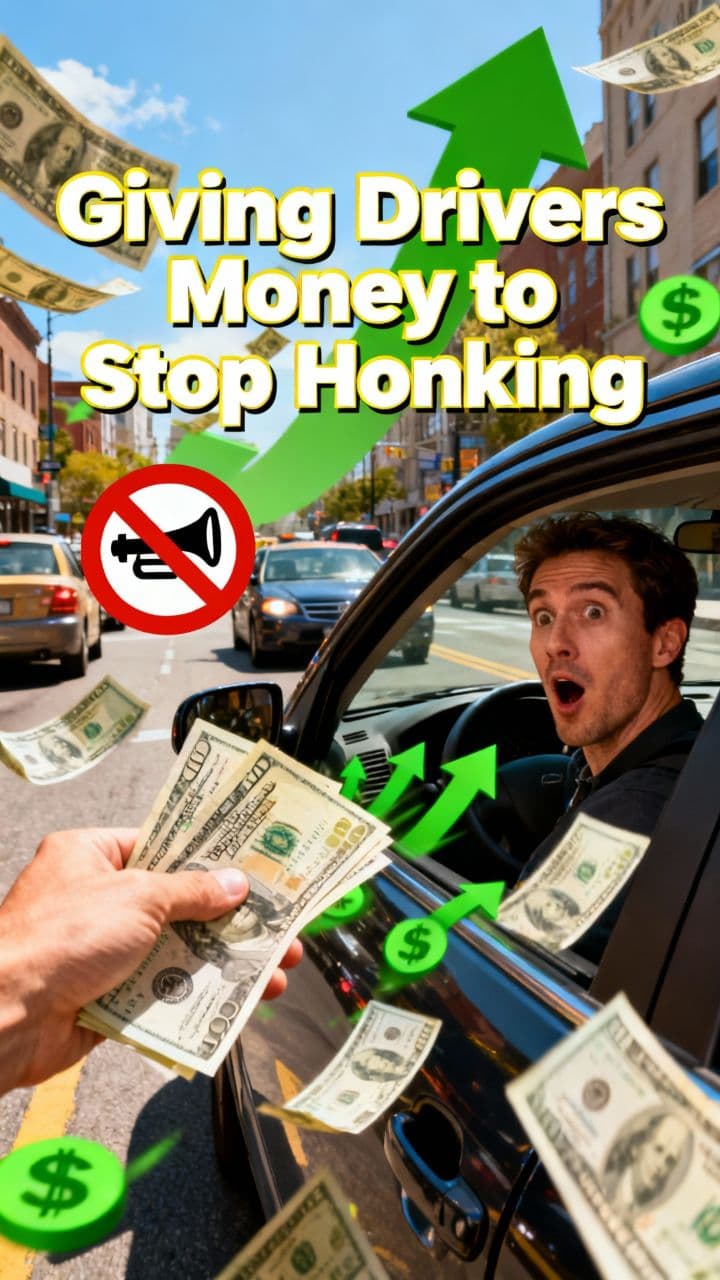 Giving Drivers Money to Stop Honking