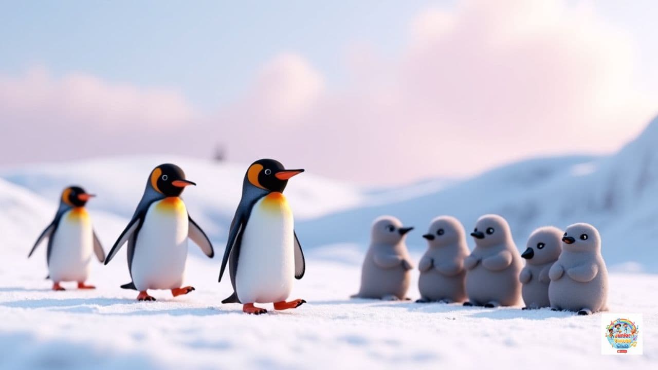 Polar Pals Dance in the Snow