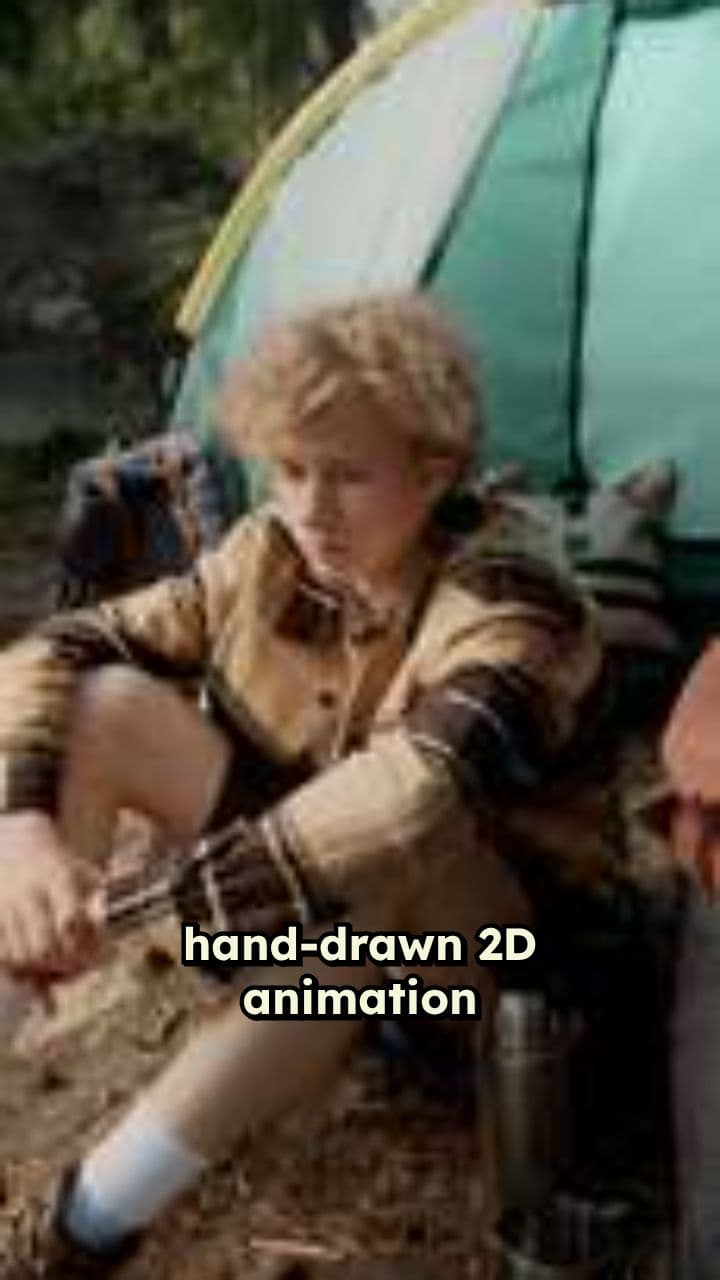 Teen Camper by Mountain Fire