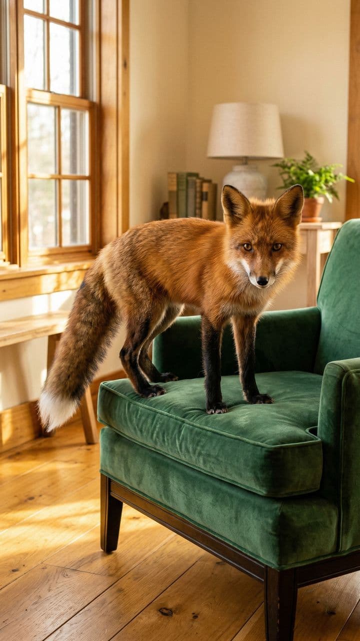 Fox in Stolen Afternoon Light