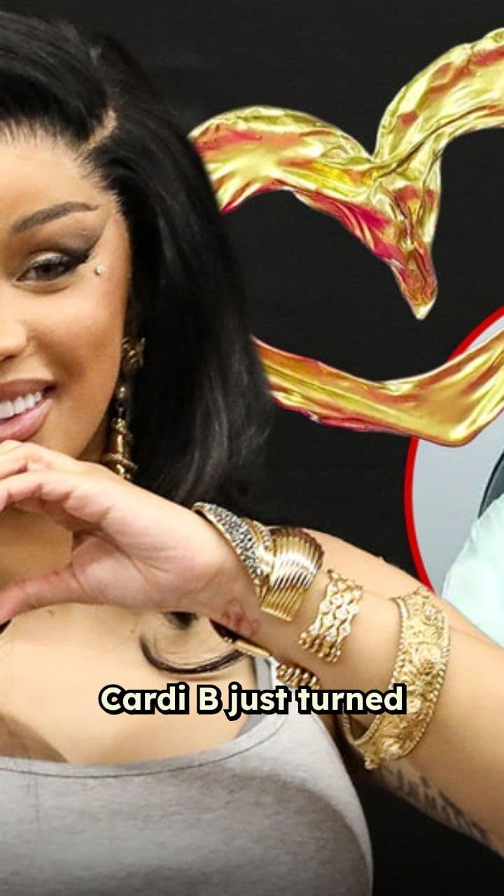 Cardi B Turns Umbilical Cord into Gold Pendant 😳👶💎