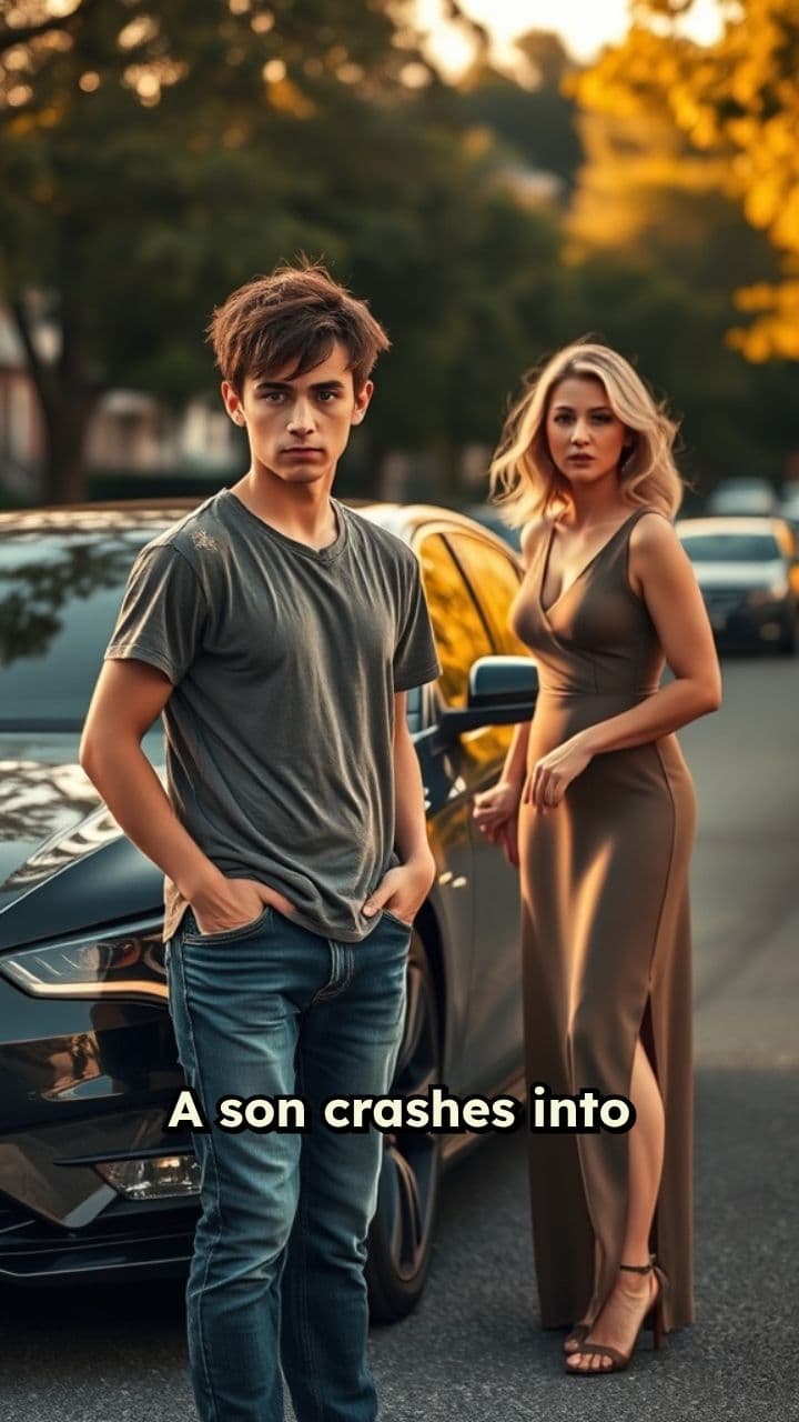 Son Crashes Fancy Car, Tells Mom
