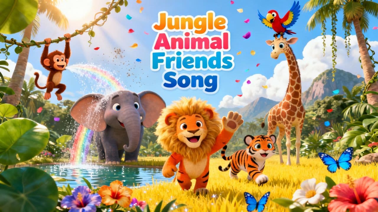 Jungle Animal Friends Song