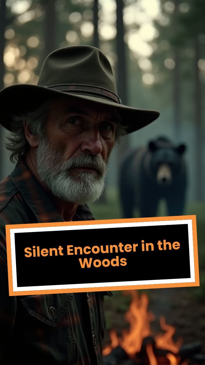 Silent Encounter in the Woods