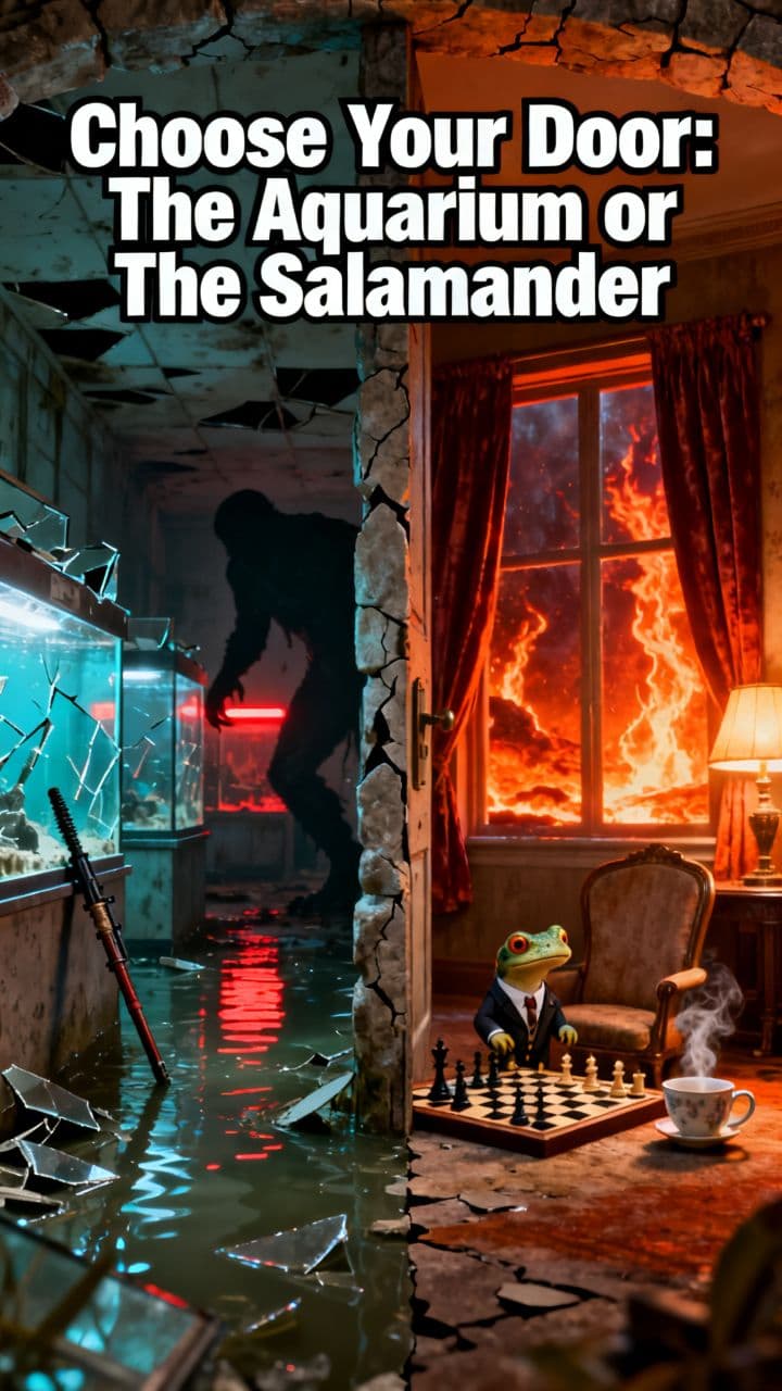 Choose Your Door: The Aquarium or The Salamander