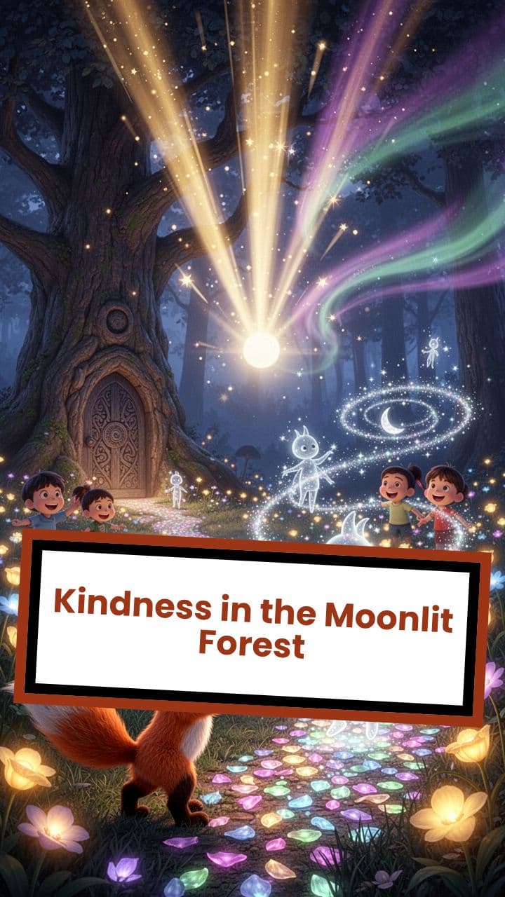 Kindness in the Moonlit Forest