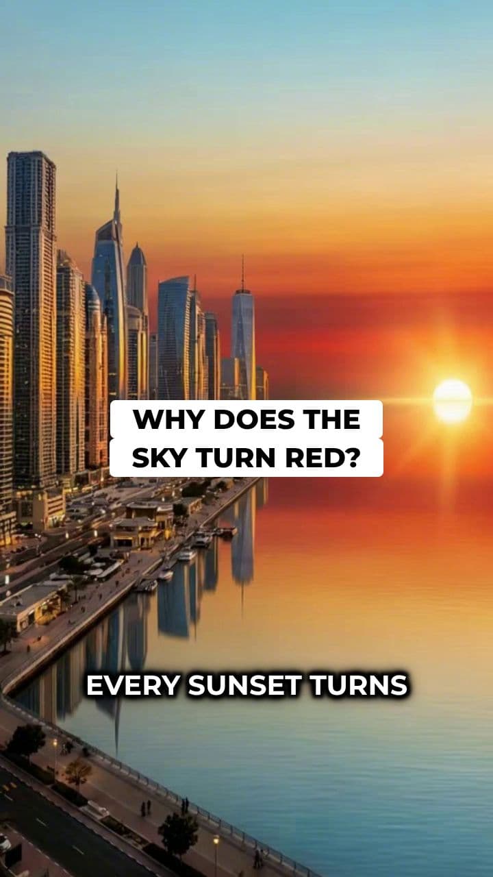 Why The Sky Turns Red At Sunset