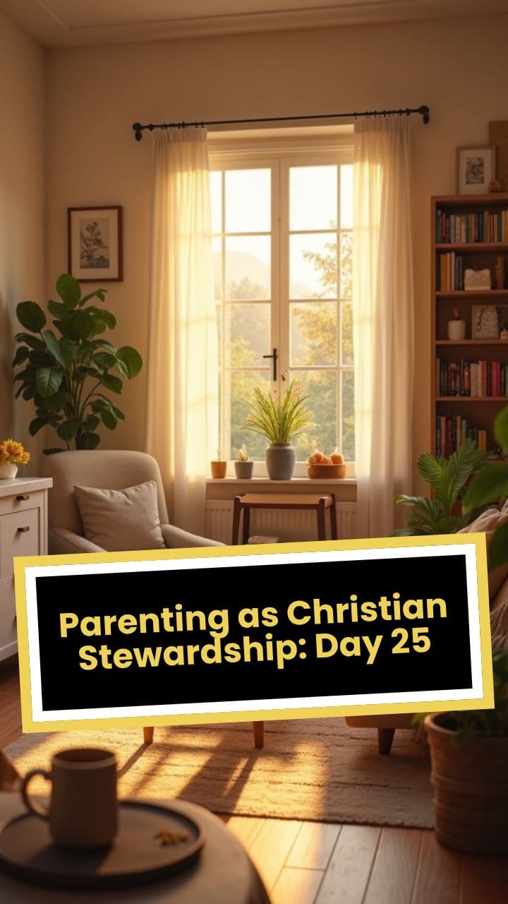Parenting as Christian Stewardship: Day 25