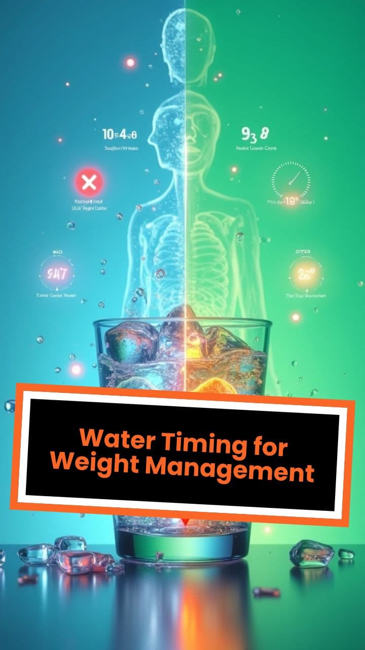 Water Timing for Weight Management