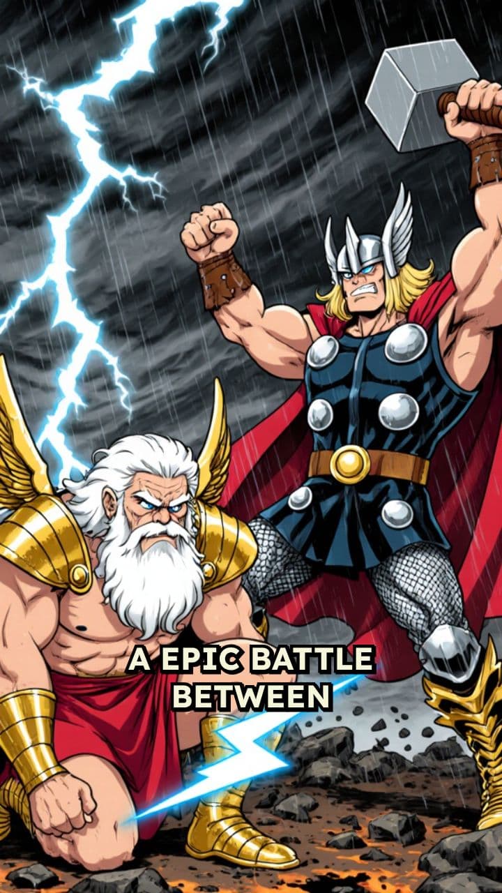 Zeus vs. Thor: Epic Showdown