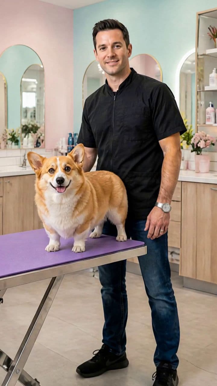 Sculpting a Corgi's Signature Heart Tail