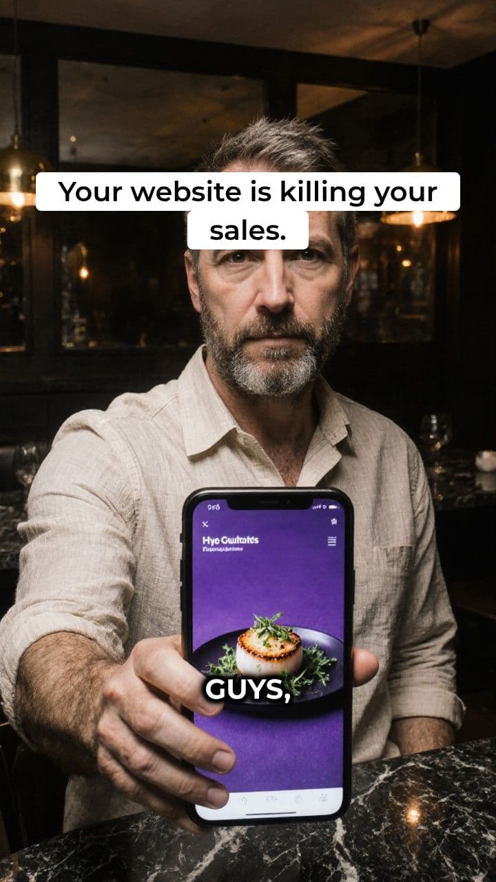 Premium Restaurant Website UGC Showcase