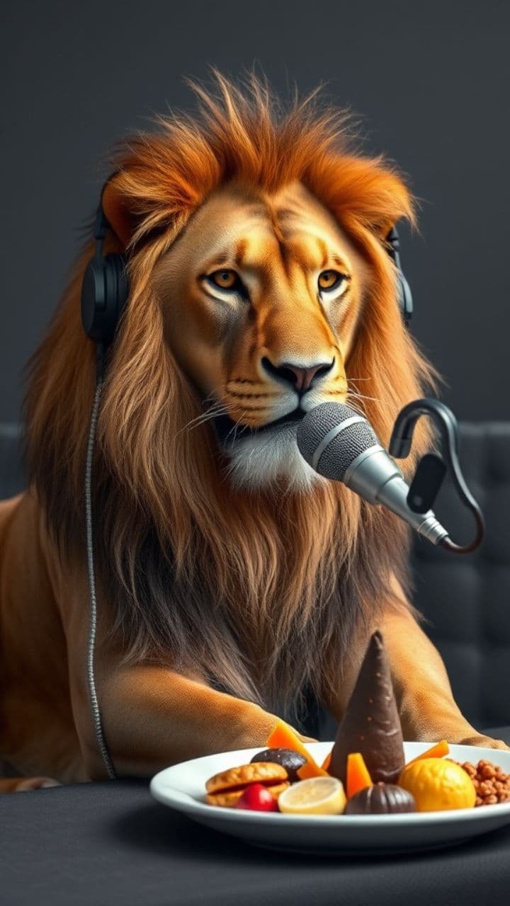 ASMR Lion Food Review