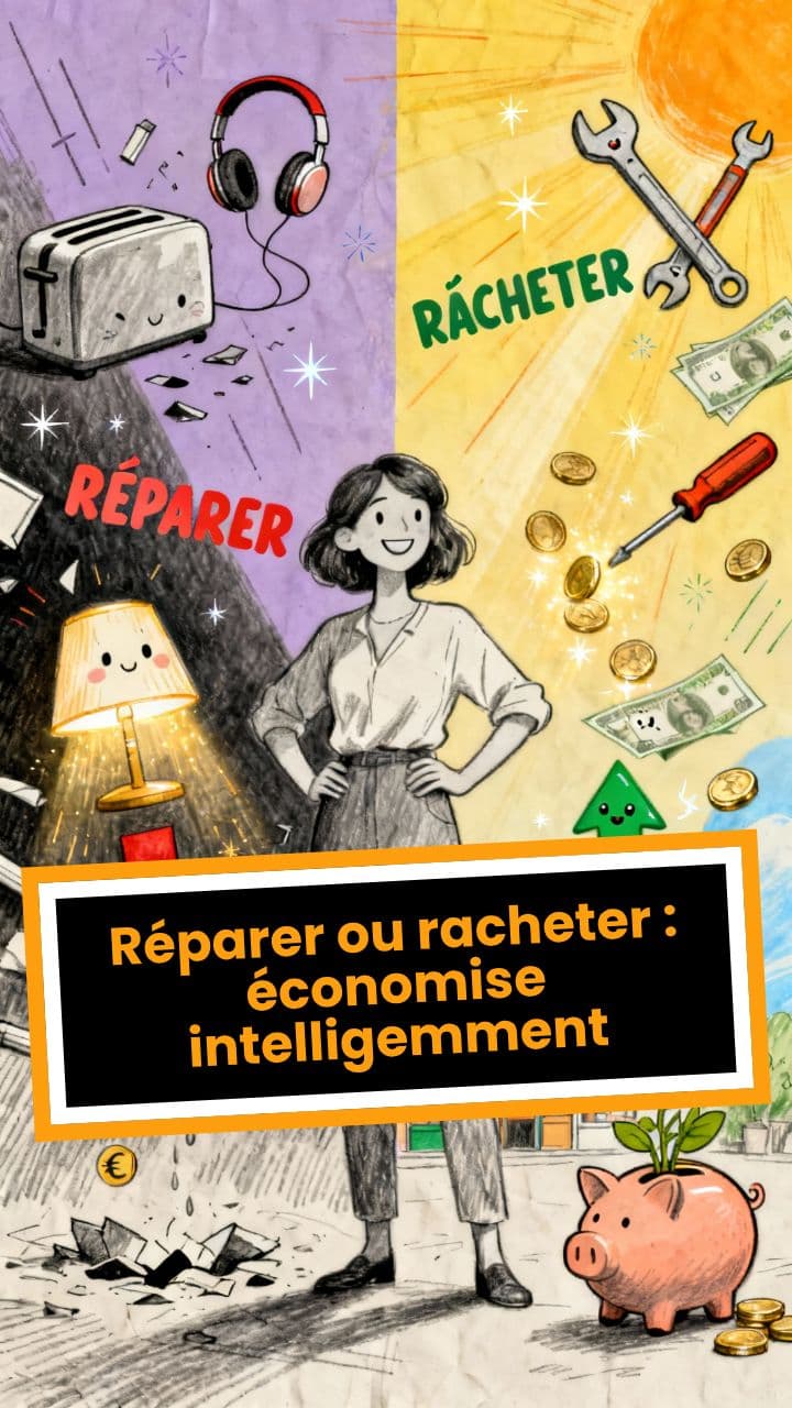Réparer ou racheter : économise intelligemment