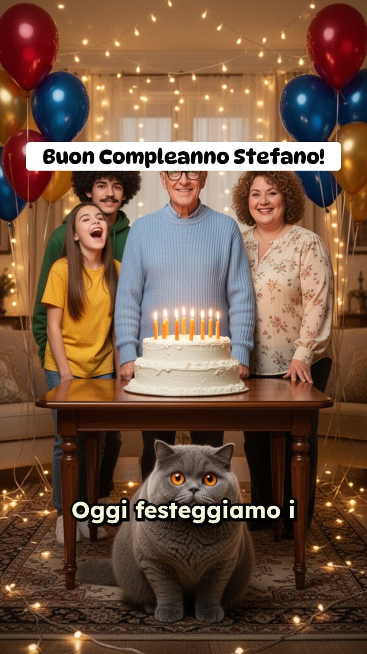 Il Compleanno di Stefano in Stile Pixar