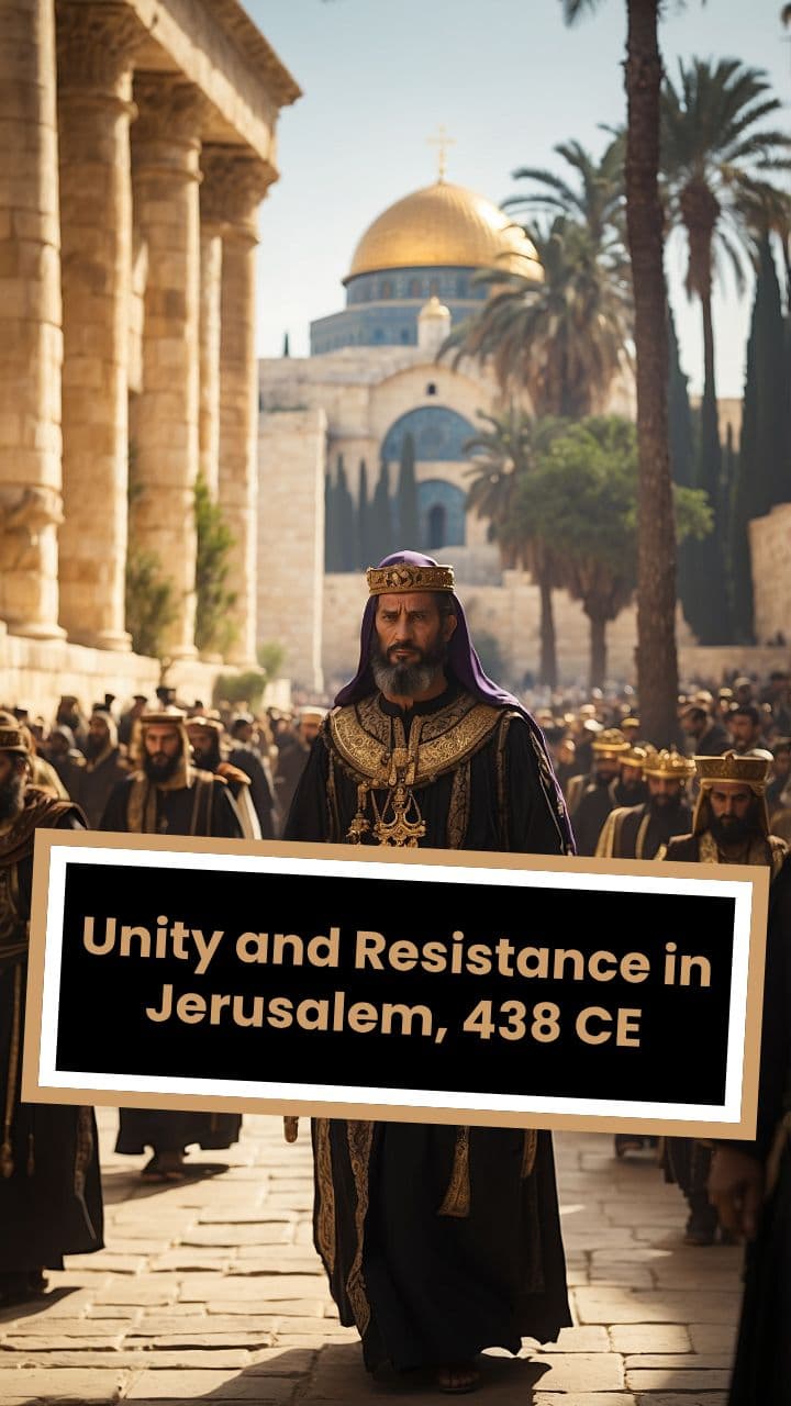 Unity and Resistance in Jerusalem, 438 CE (sukkot)