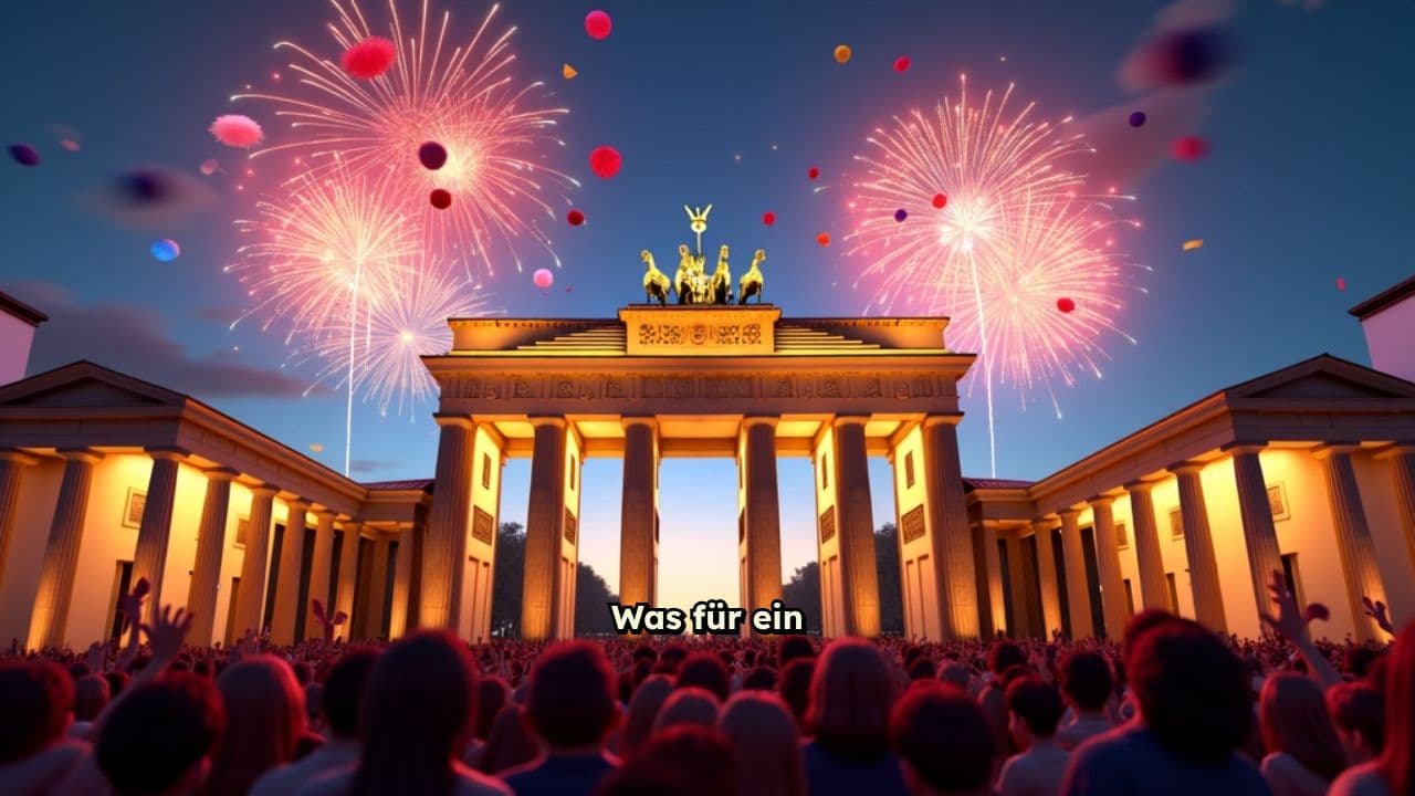 Humorvolle Deutschland-Feier