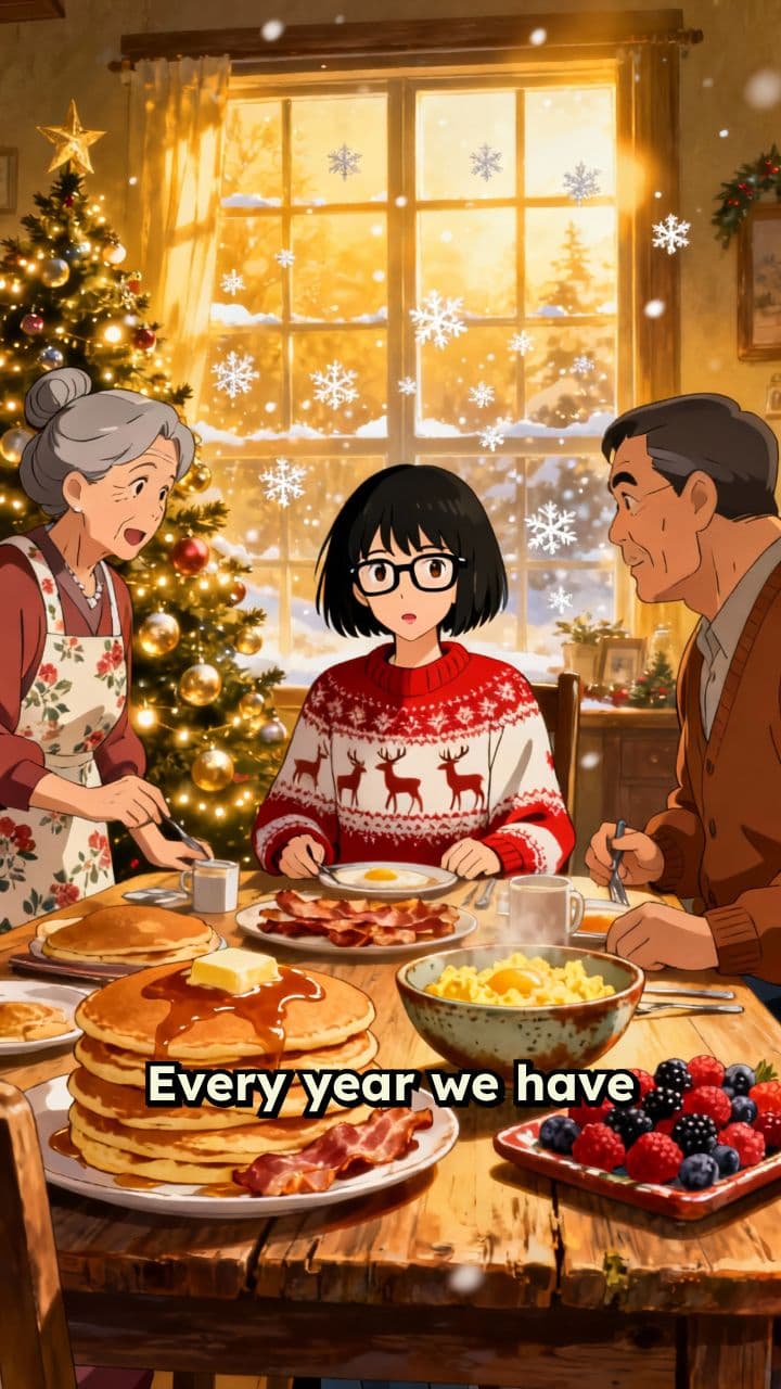 Partner Late to Christmas Breakfast