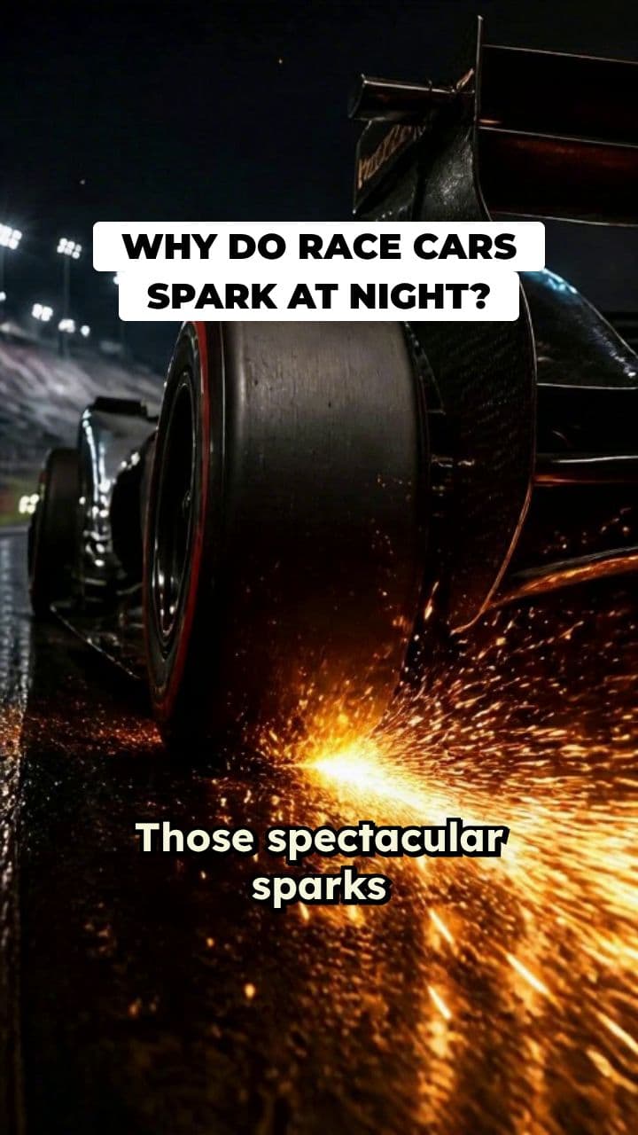 Why Race Cars Spark at Night