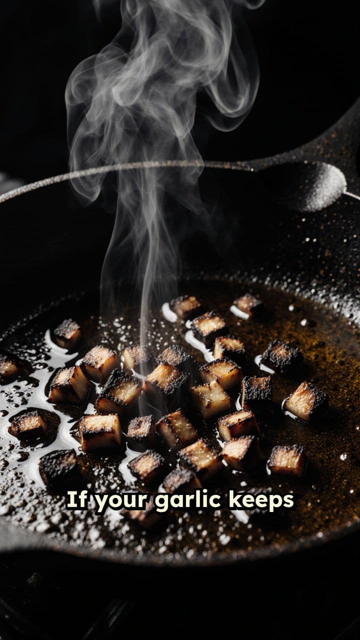 Stop Burning Your Garlic