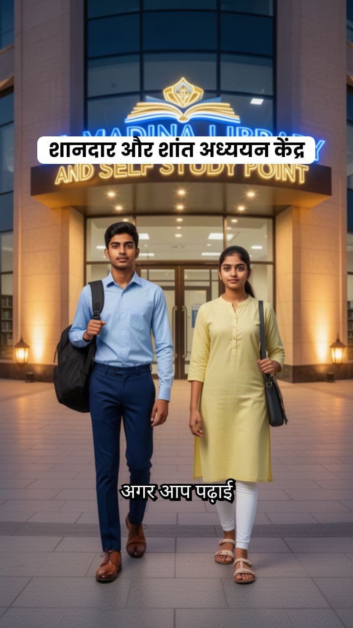 Al Madina Library Hindi Promotional Advertisement