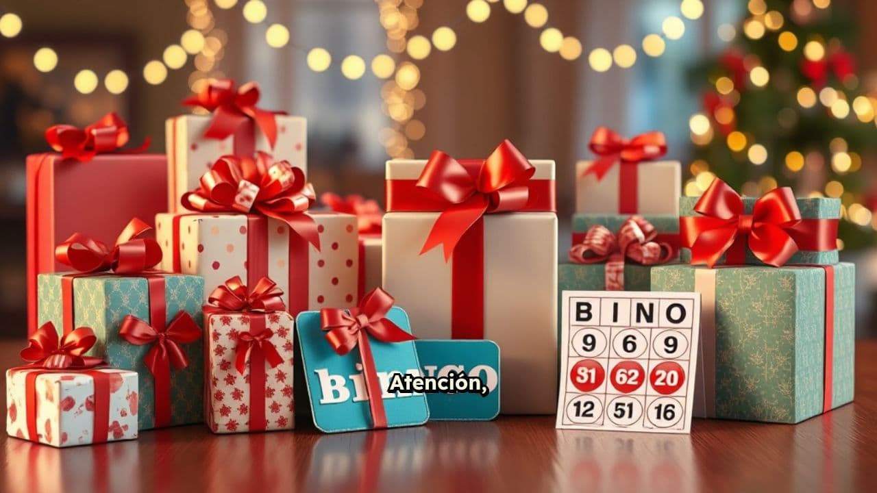 Bingo de Letras con Premios Navideños