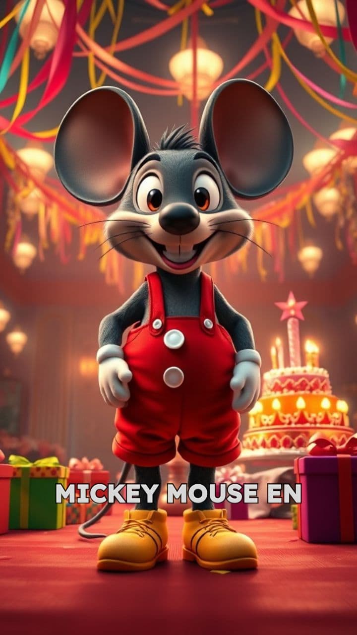 Fiesta de cumpleaños con Mickey Mouse