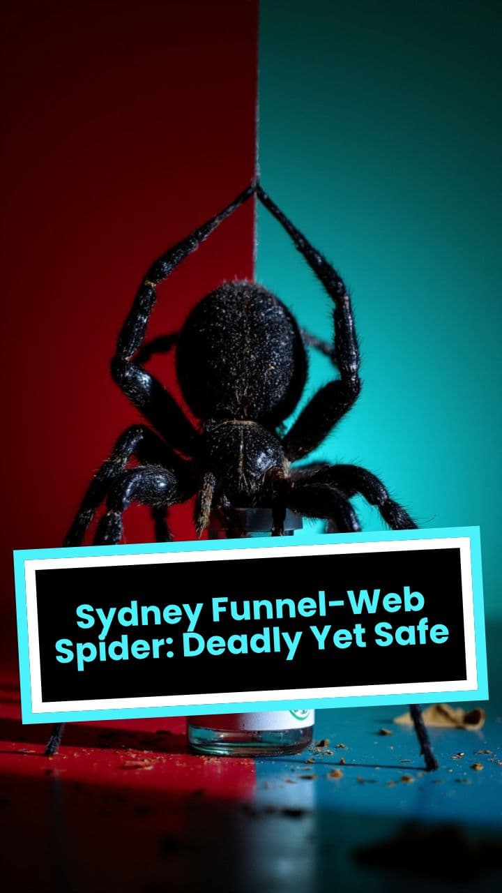 Sydney Funnel-Web Spider: Deadly Yet Safe