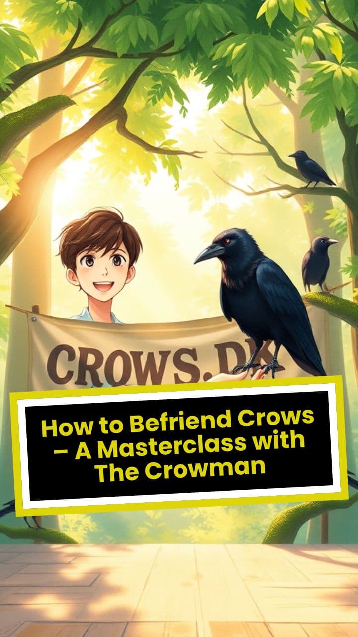 How to Befriend Crows – A Masterclass with The Crowman