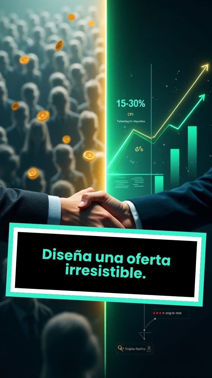 Diseña una oferta irresistible.