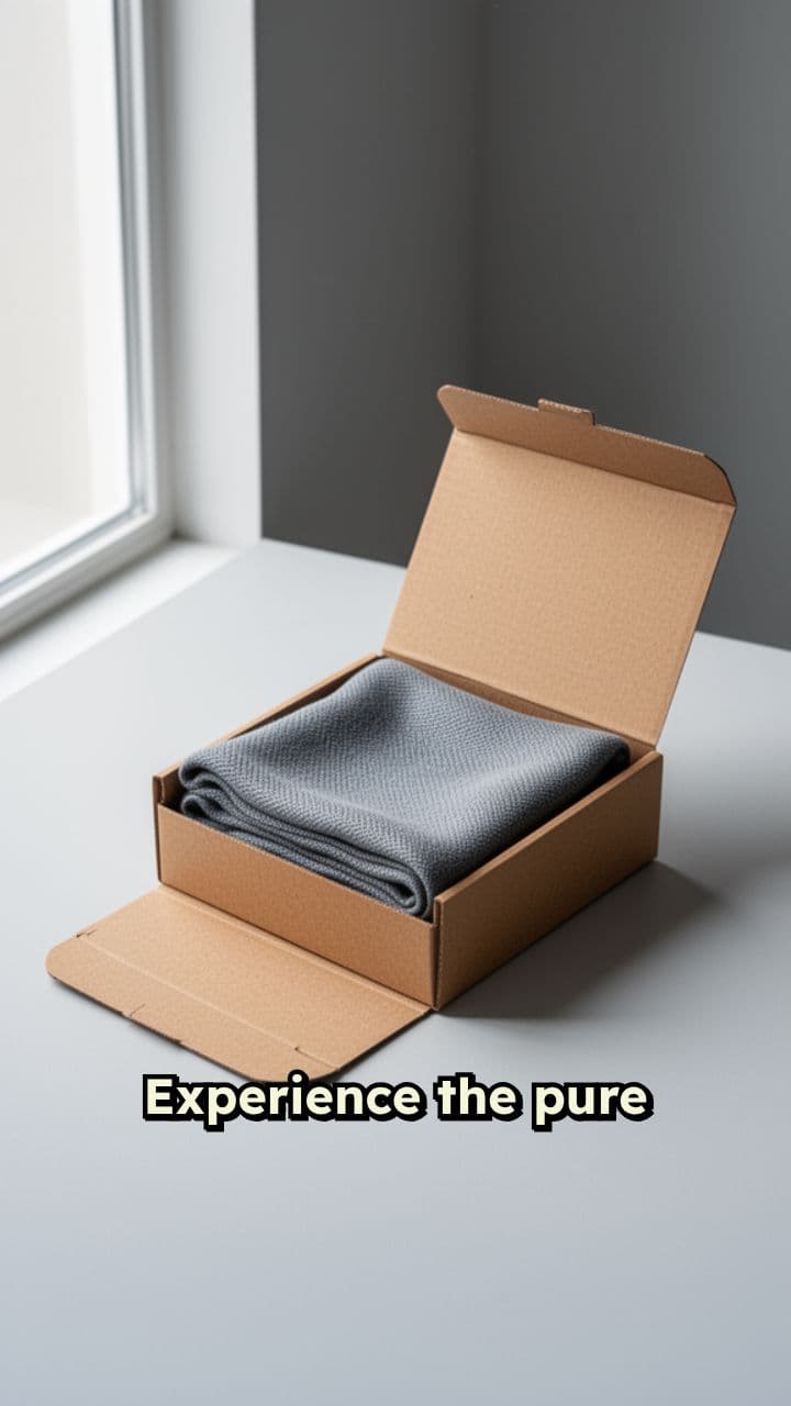 Minimalist Scarf Product Showcase