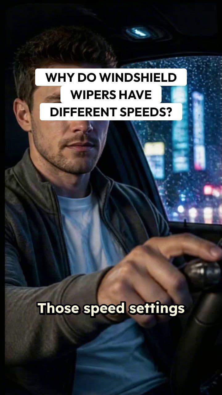 Why Windshield Wipers Move at Different Speeds