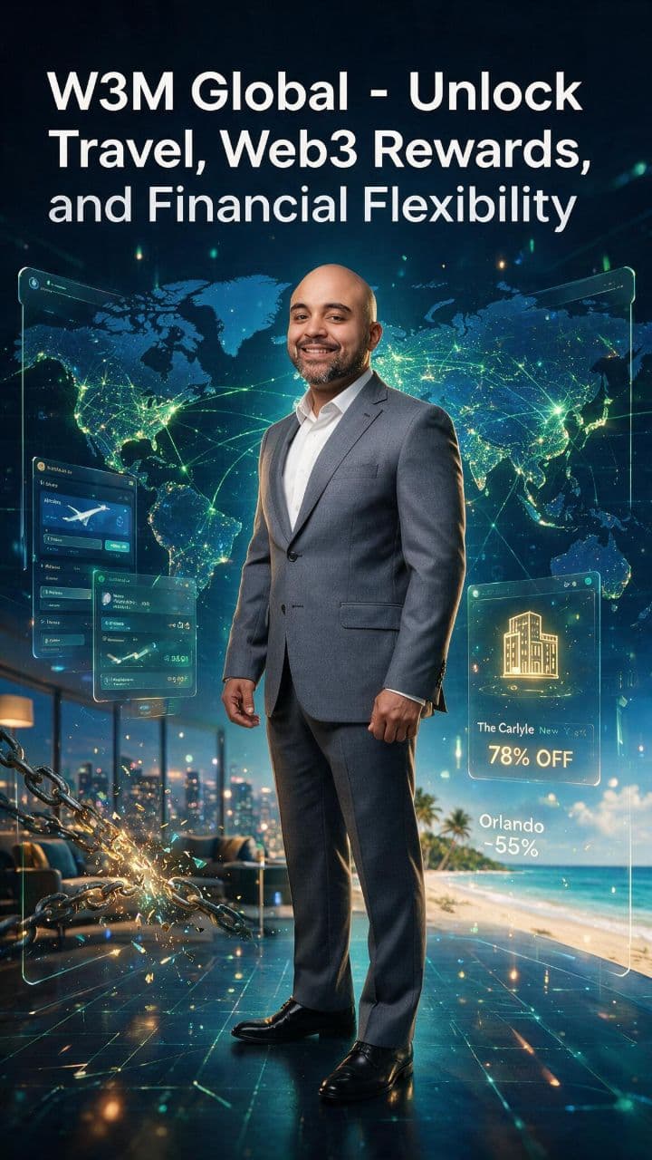 W3M Global - Unlock Travel, Web3 Rewards, and Financial Flexibility