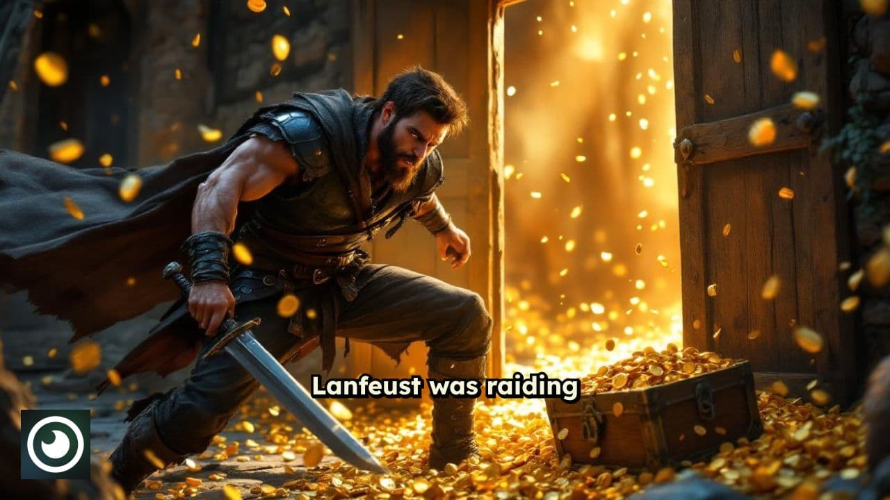 Lanfeust's Defeat by the Space Marine