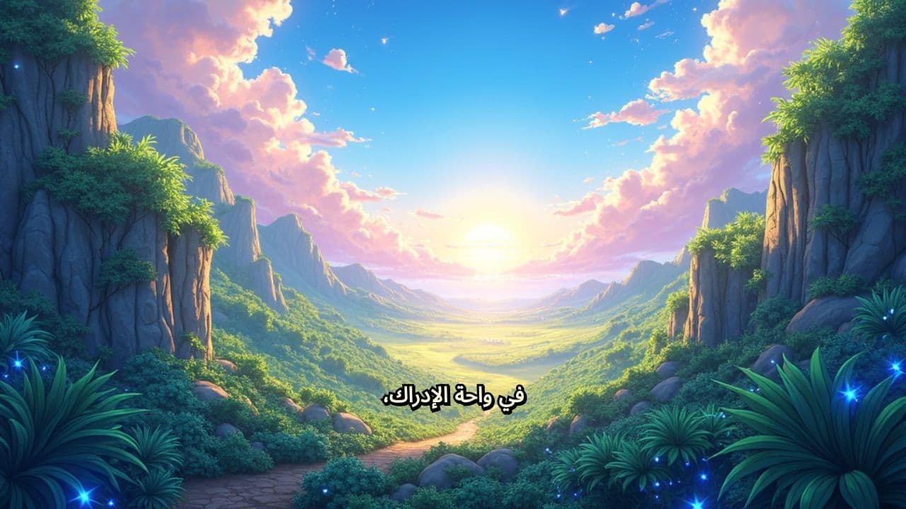 واحة الإدراك: تحول الظلام