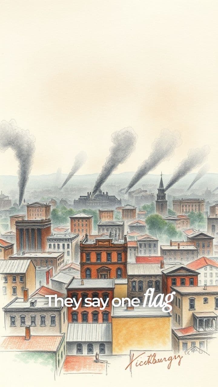 The Unyielding Flag of Vicksburg