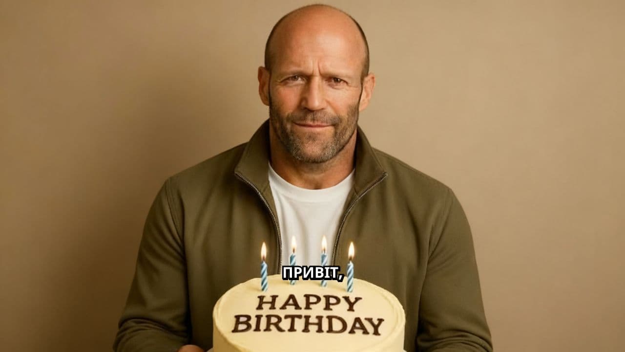 Матвій, З Днем Народження від Джейсона Стетхема